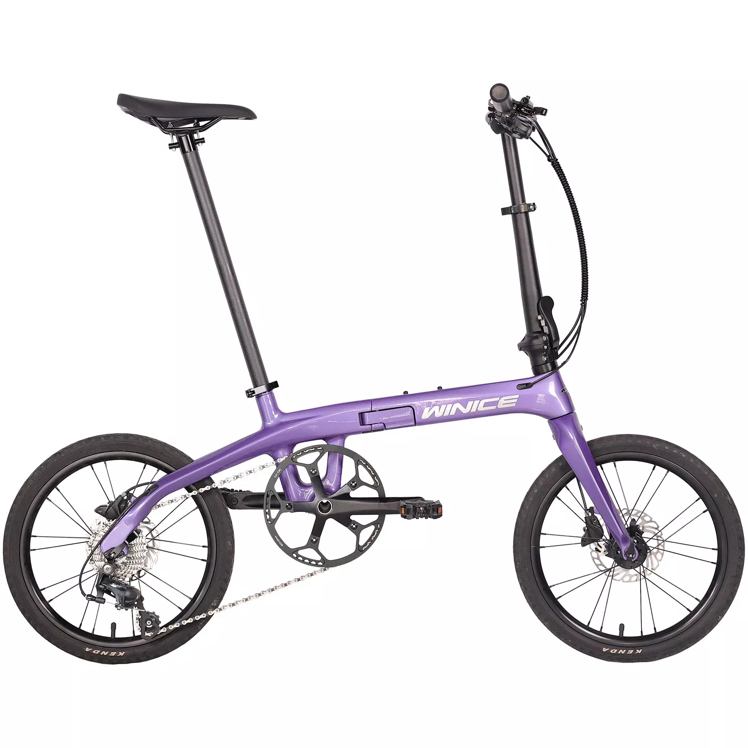 WINICE“精灵”禧玛诺版碳纤维16寸折叠车